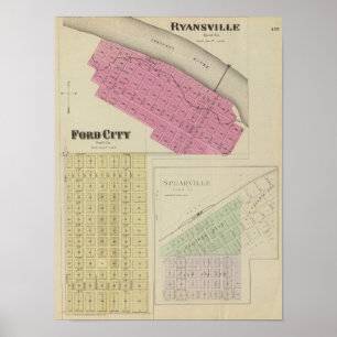 Poster Ryansville, Ford City, Spearville, Kansas