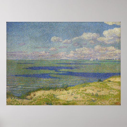 Poster Rysselberghe - Dunes De Cadzand 1893 (Devant)