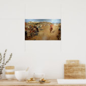 Poster Rysselberghe - Imaginaire arabe 1884 (Cuisine)