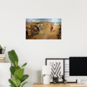 Poster Rysselberghe - Imaginaire arabe 1884 (Bureau à domicile)