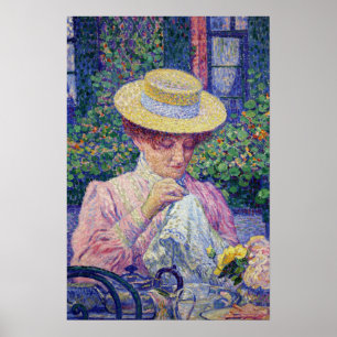 Poster Rysselberghe - In The Garden 1903
