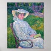 Poster Rysselberghe - La Dame En Blanc (Devant)