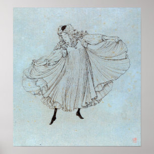 Poster Rysselberghe - Loie Fuller 1893