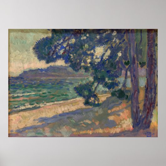 Poster Rysselberghe - Plage Cavalaire (Devant)