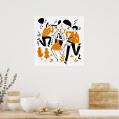 Poster Rythme de la joie (Cuisine)