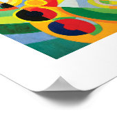 Poster Rythme de la joie de vivre by Robert Delaunay (Coin)