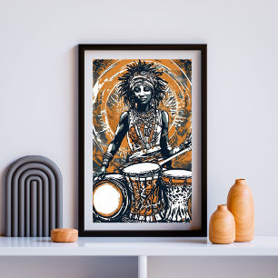 Poster Rythme de la tribu du Soleil