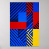 Poster Rythme Géométrique (Devant)