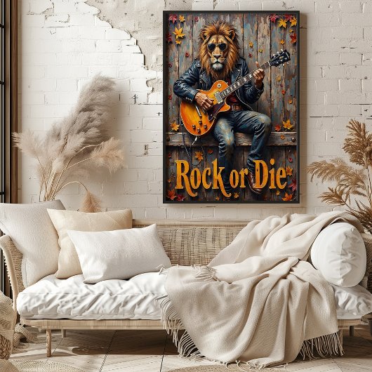 Poster Rythme patiné : Solo du lion