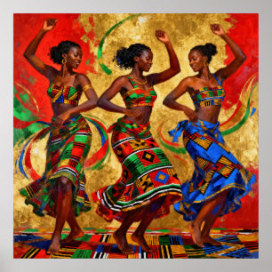 Poster Rythmes en Couleurs – Célébration de l'Histoire de