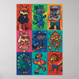 Poster Rythmes et Bêtes
