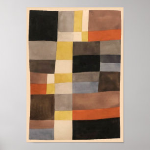 Poster Rythmes verticaux-horizontaux   Sophie Taeuber-Arp