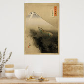 Poster Ryu sho Ten Dragon Rising to Heaven par Ogata Gekk (Cuisine)