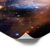 Poster S106 Star Forming Region - NASA Hubble Space Photo (Coin)