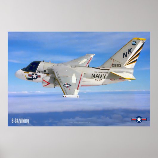 POSTER S-3A VIKING (Devant)