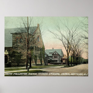 Poster S. Fullerton Ave., Montclair, NJ Vintage