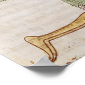 Poster 'S' initial historique représentant un homme (Coin)