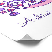 Poster S monogramme art Stella filles nom signifiant affi (Coin)