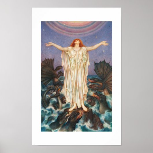 Poster S.O.S. | Evelyn De Morgan (Devant)
