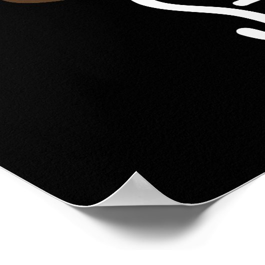 Poster S-poo-ky Funny Ghost Poop Poop Pun Dark BG (Coin)