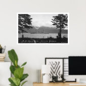 Poster S.S. Maryland près de Seward, Alaska 1920 (Bureau à domicile)