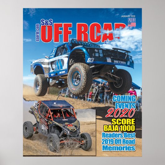 Poster S&S Off Road Magazine Janvier 2020 Couverture Impr (Devant)