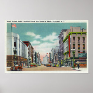 Poster S Salina Street de Fayette Street
