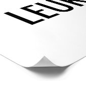 POSTER SA CONNAISSANCE DE LA LÉUKÉMIE DE LUTTE (Coin)