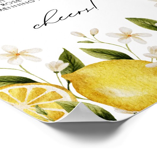 Poster Sa Fête des mariées principale Squeeze Mimosa Bar (Coin)