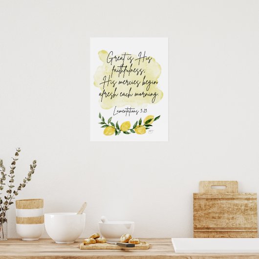 Poster Sa Foi est grande (Cuisine)