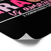 Poster Sa grâce est incroyable - 2 Corinthiens 9_8 (Coin)