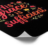 Poster Sa Grâce est suffisante (Coin)