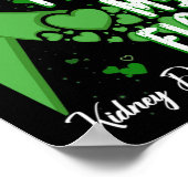 Poster Sa Lutte Est Ma Lutte Contre Le Ruban Vert Maladie (Coin)