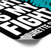 Poster Sa Lutte Est Ma Lutte Contre Le Syndrome Tourette (Coin)