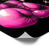 Poster Sa Lutte Est Ma Lutte Gants De Boxe De Combat Canc (Coin)