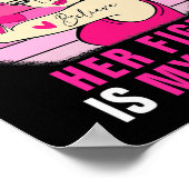 Poster Sa Lutte Est Ma Lutte Rosie Riveter Cancer Du Sein (Coin)