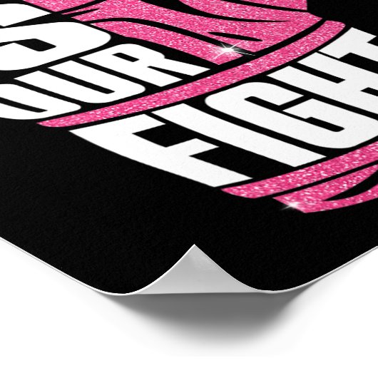 Poster Sa Lutte Est Notre Boîte De Sensibilisation Au Can (Coin)