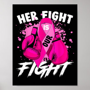 Poster Sa Lutte Est Notre Lutte Contre Le Cancer Du Sein