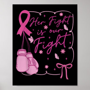 Poster Sa Lutte Est Notre Lutte Contre Le Cancer Du Sein