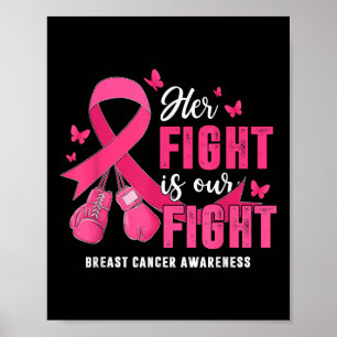 Poster Sa Lutte Est Notre Lutte Contre Le Cancer Du Sein