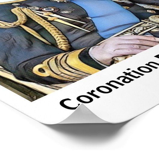 Poster Sa Majesté le Roi Charles III (Coin)