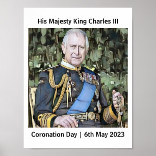 Poster Sa Majesté le Roi Charles III