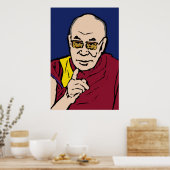 Poster Sa Sainteté le Dalaï Lama (Cuisine)