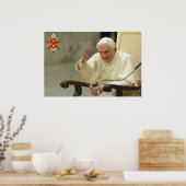 Poster Sa Sainteté le pape Benoît XVI (Cuisine)