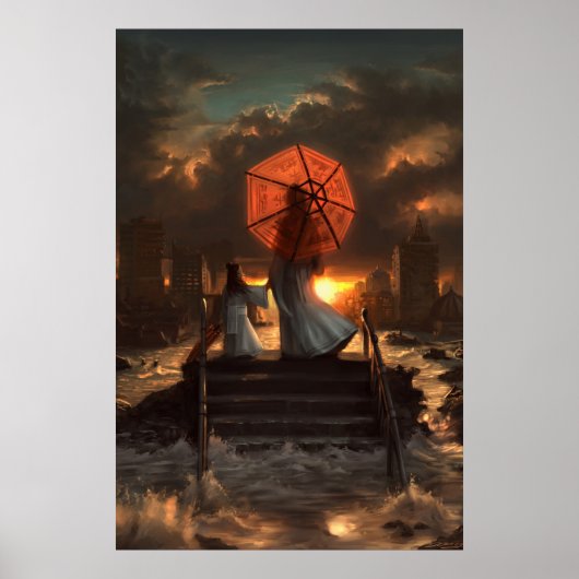 Poster Sa silhouette silencieuse (Devant)