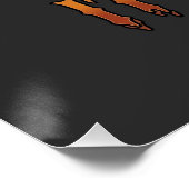 Poster Sa Sorcière d'Halloween Citrouille Chat Noir Tombe (Coin)
