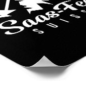 Poster Saas-fee Suisse Ski ski Snowboardin (Coin)