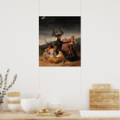 Poster Sabbat des sorcières par Francisco de Goya (Cuisine)