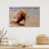 Poster Sable au psaume 139:17-18 (Cuisine)