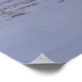 POSTER SABLE BLANC (Coin)